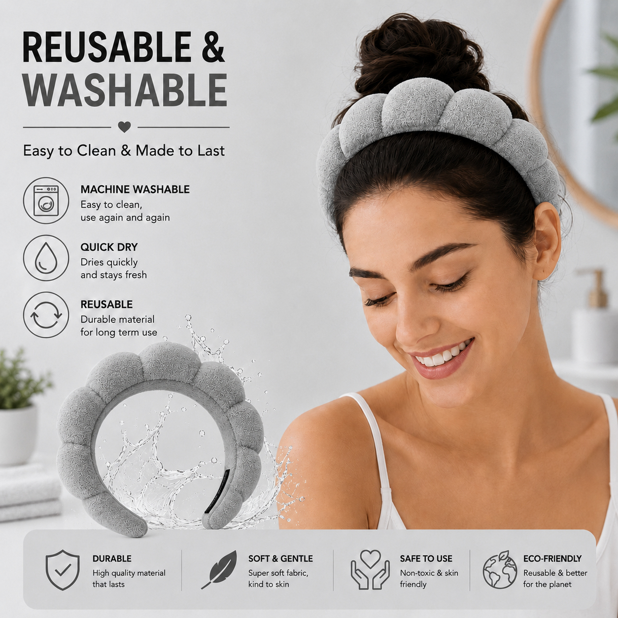 Makeup & Skincare Headband