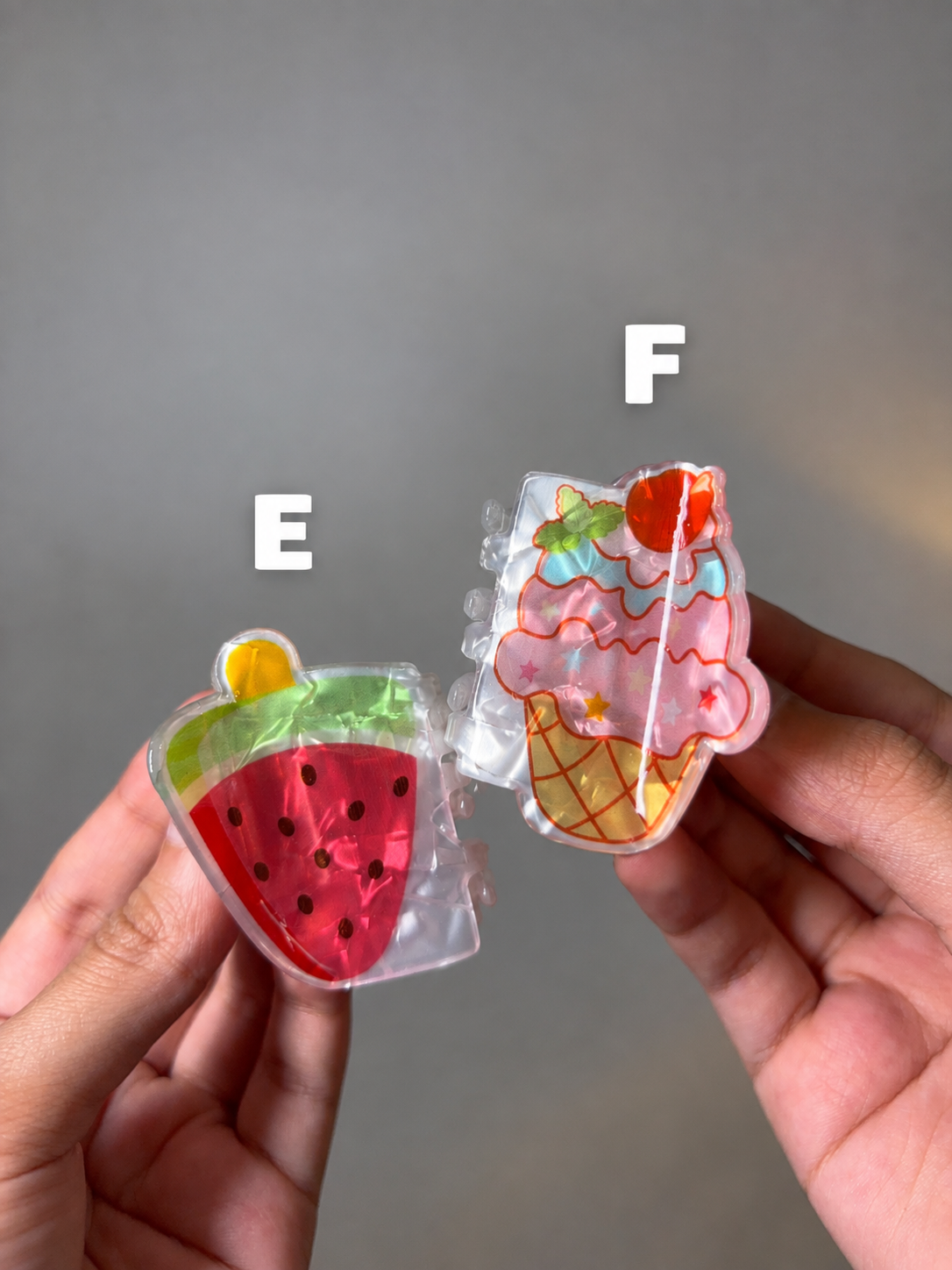 🍓🍦 Fruity Sundae Claw Clip ( SMALL )
