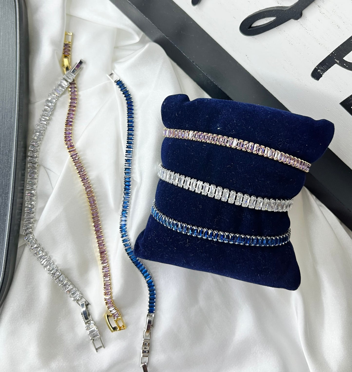 Tennis Bracelet / BAGUETTE Bracelet