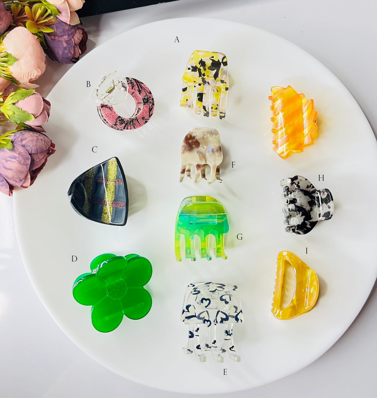 Acrylic Claw Clip ( Small )