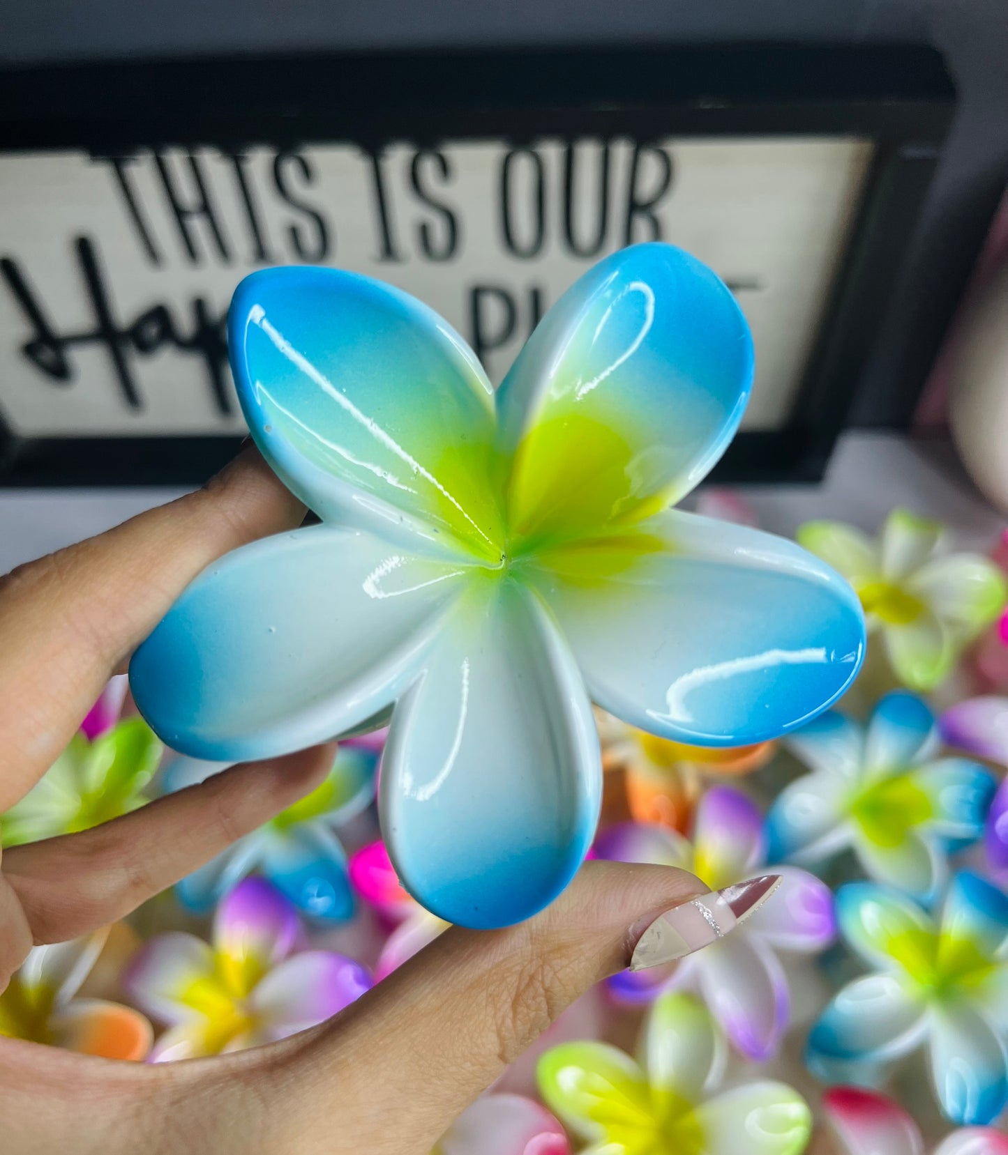 Pinteresty Flower Hair Claw ( Large )