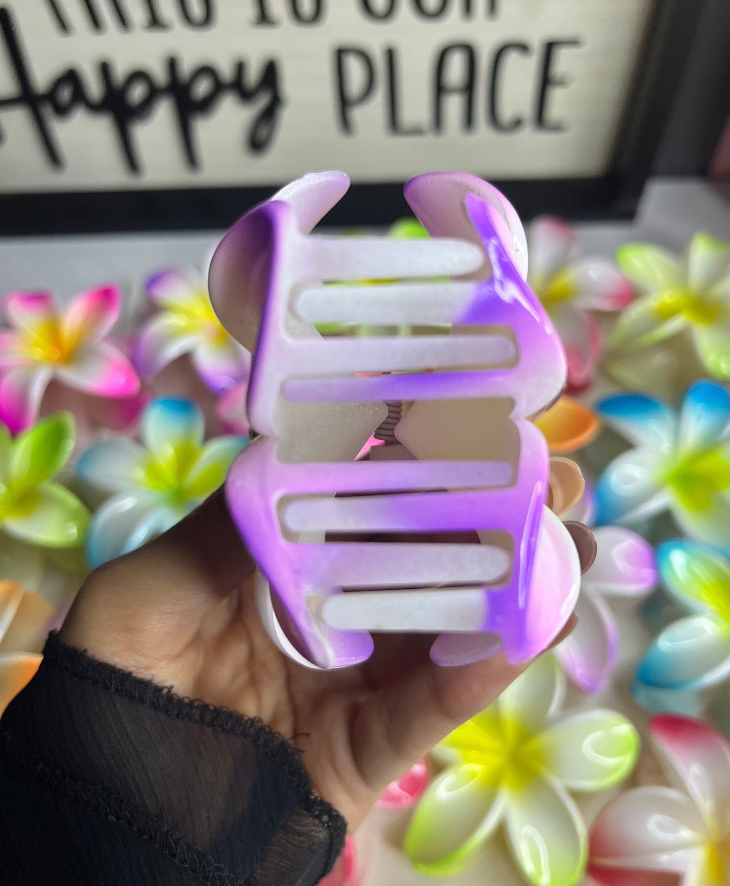 Pinteresty Flower Hair Claw ( Large )