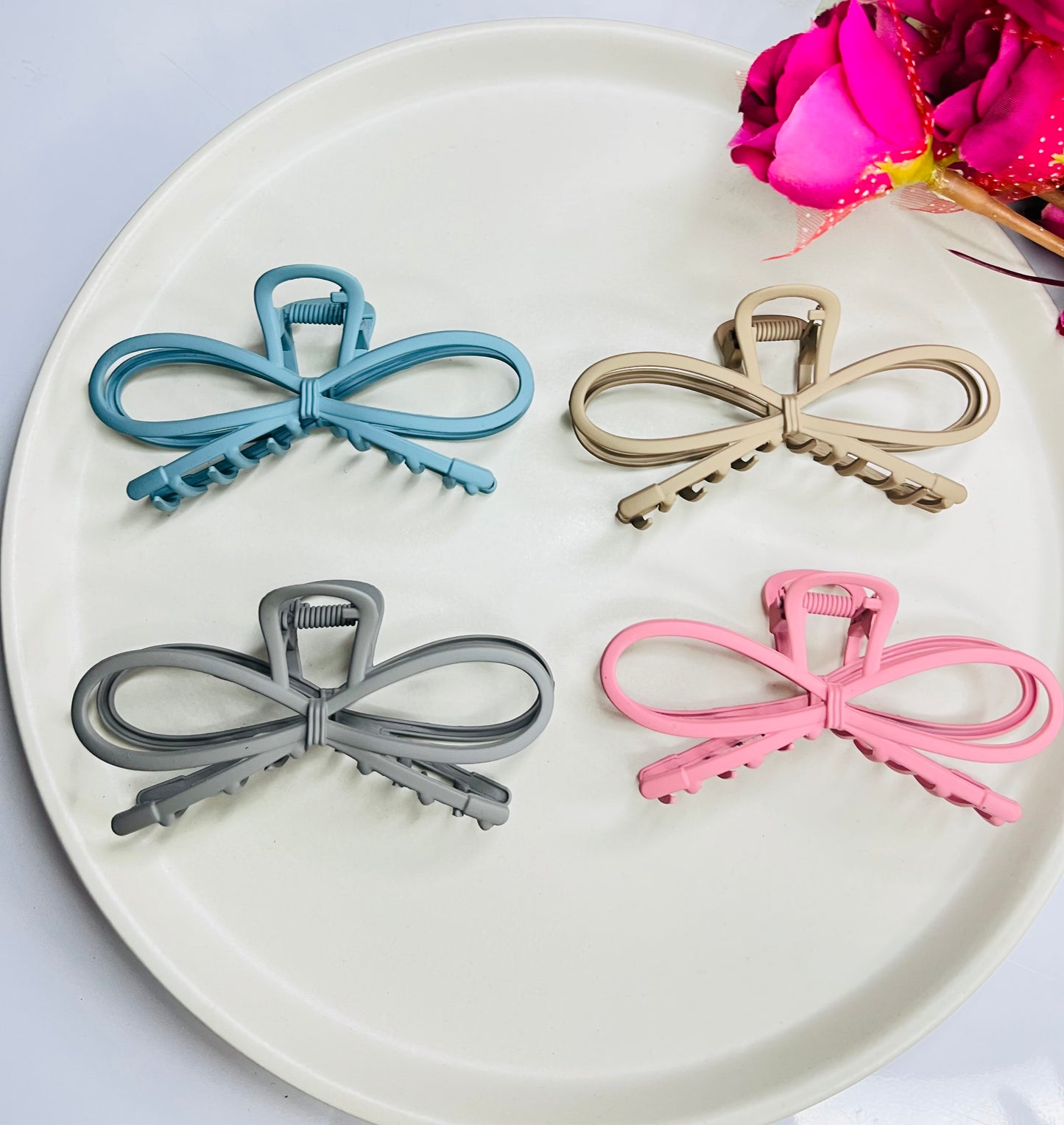Bow Metal Claw Clip ( Large )