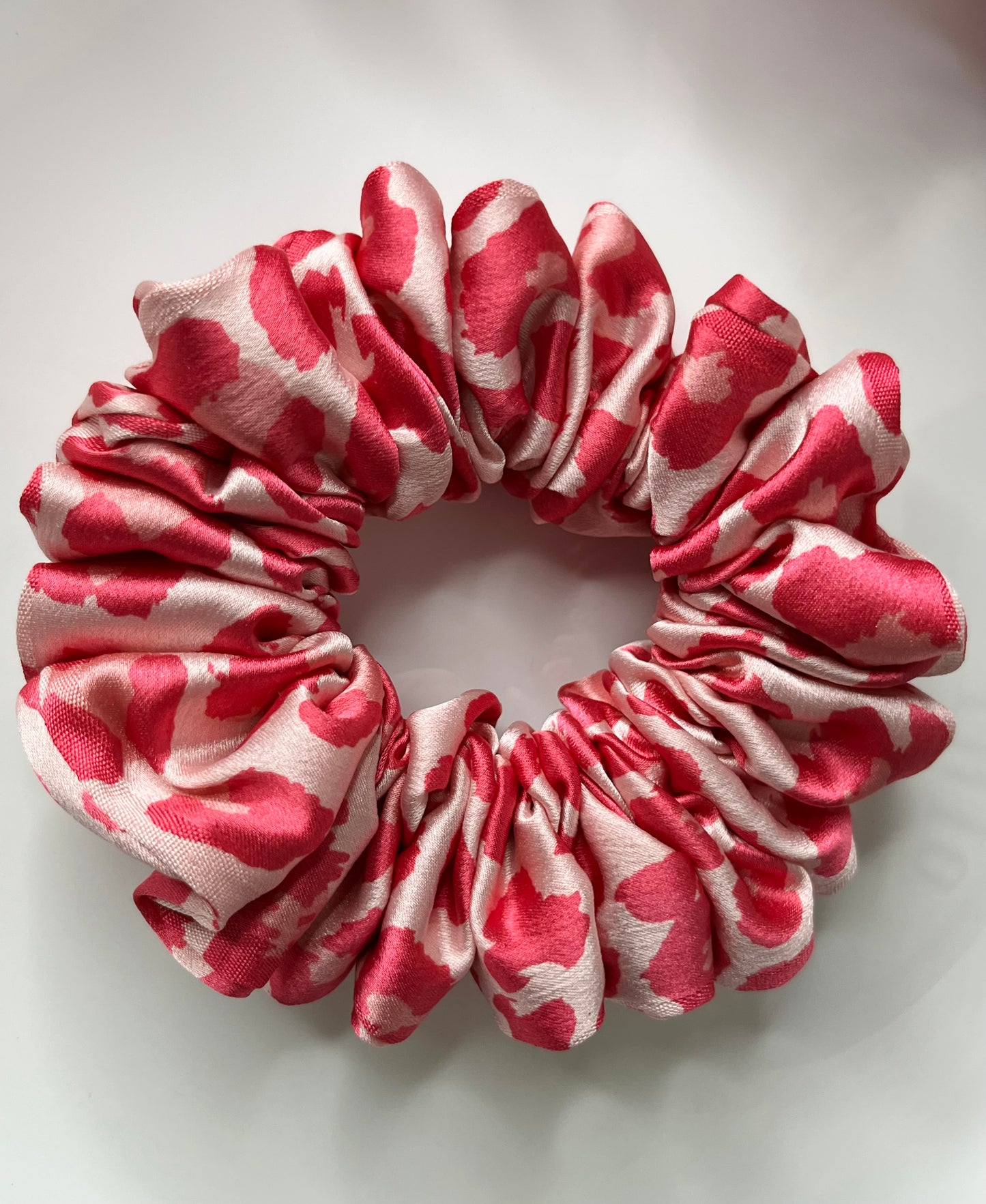 Fluffy Satin Scrunchies