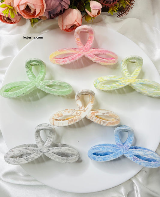 Marble Printed Claw Clip ( Large )