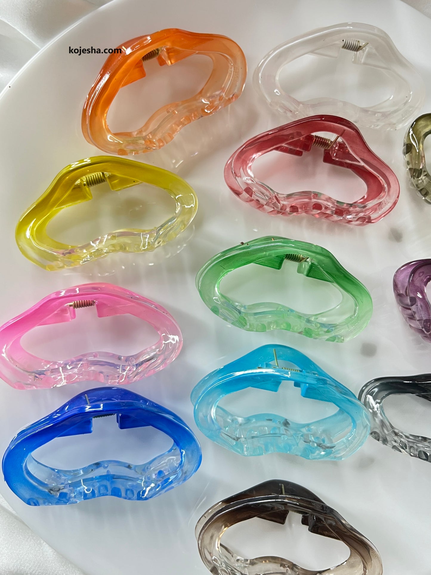 Colorful Medium Claw Clips