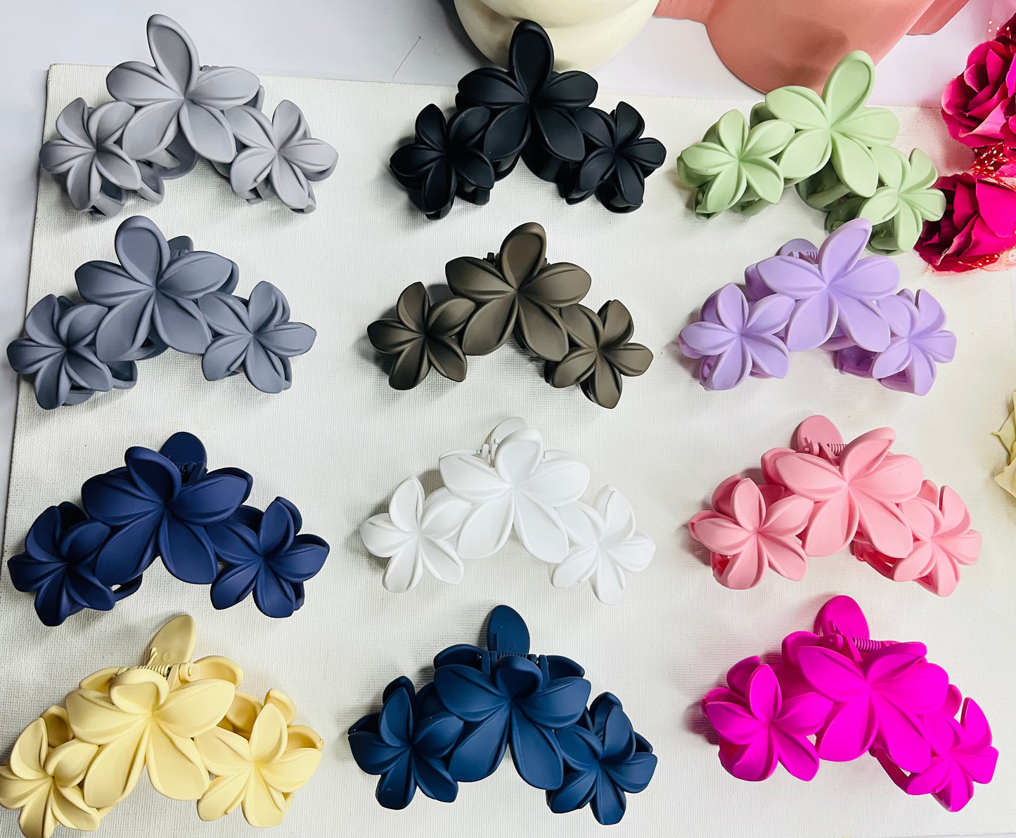 Floral Matte Claws ( Large )