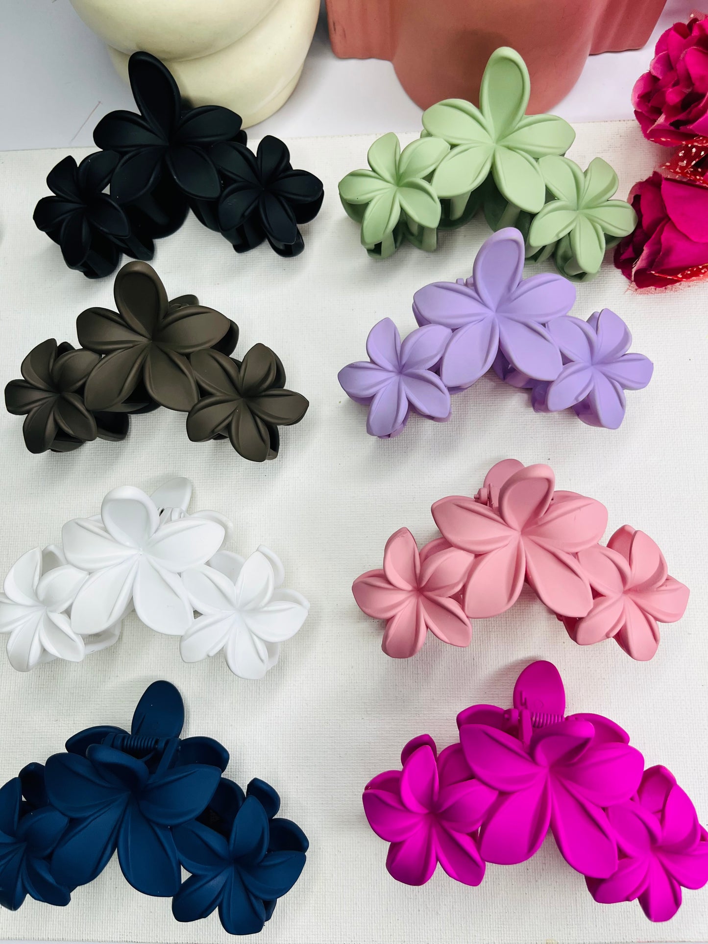 Floral Matte Claws ( Large )