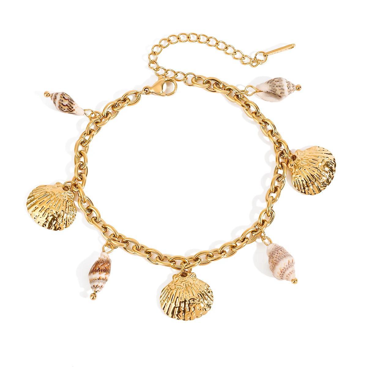 Seashell Charm Bracelet