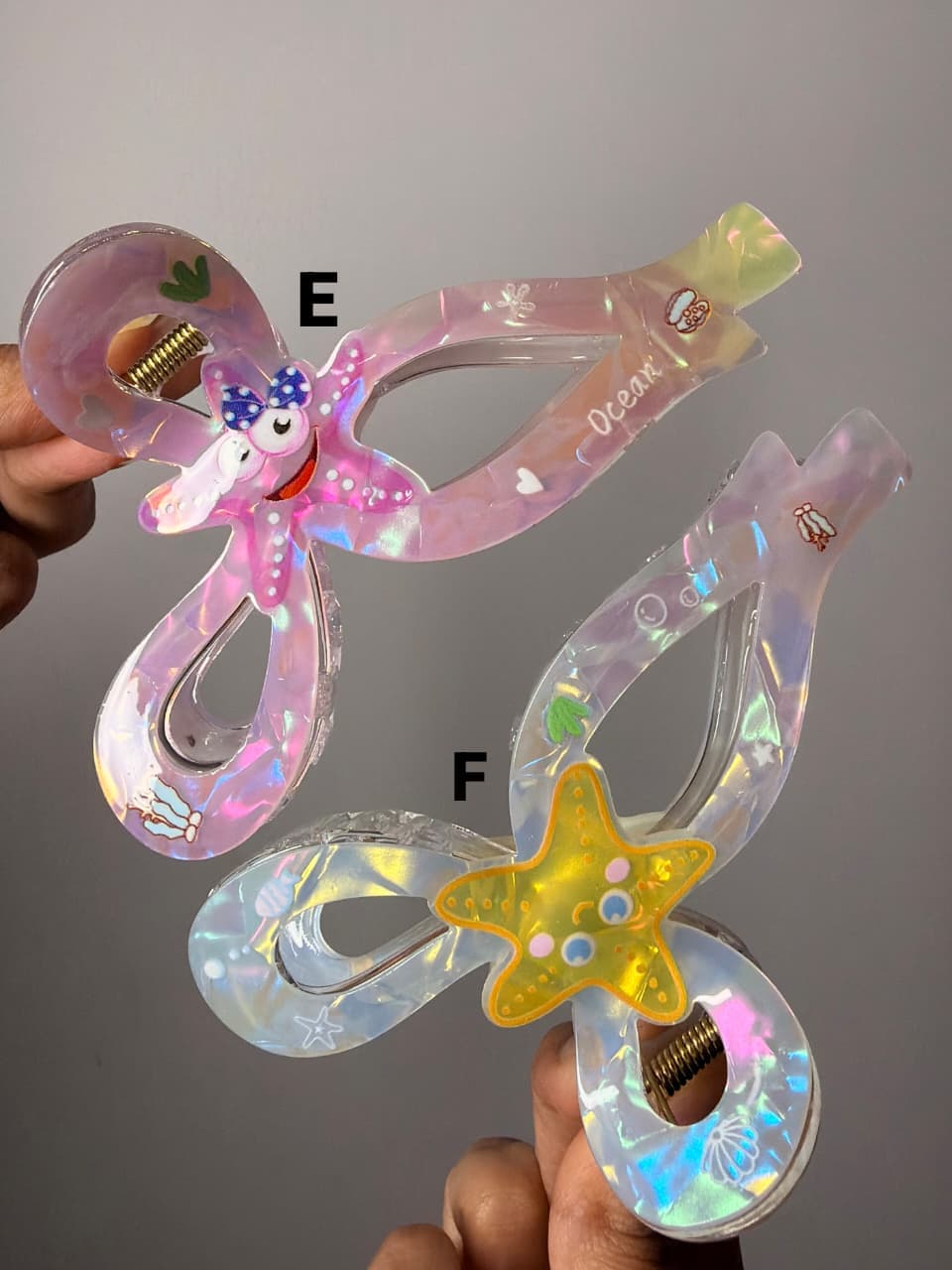 Sea Sparkle Claw Clip (Extra Large) ✨