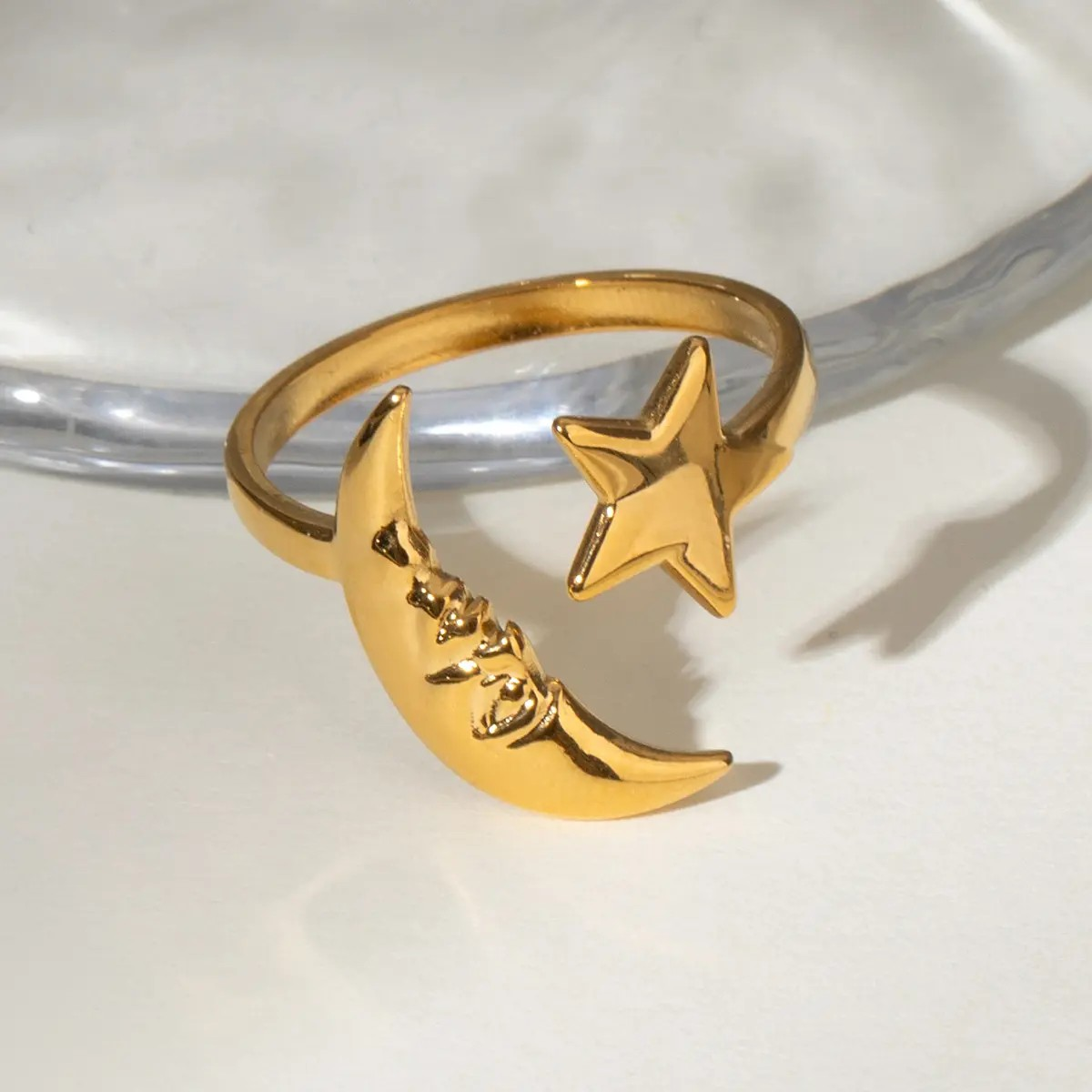 Moon N Star Ring