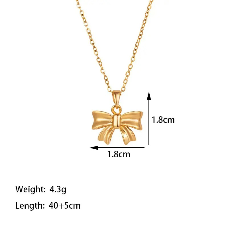 Bow Necklace