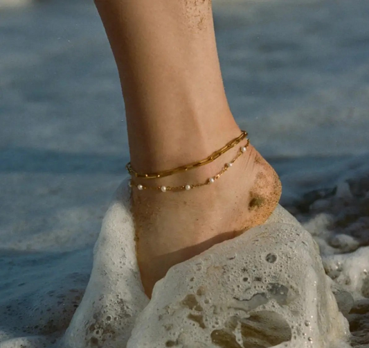 Double Chain Anklet