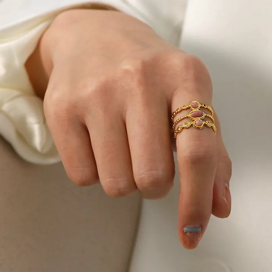 Pink Stone Ring
