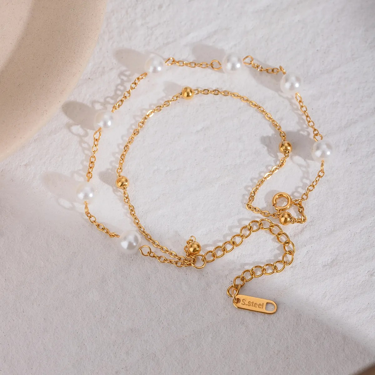 Pearl Chain Bracelet