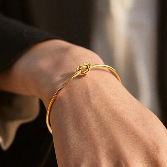 Knot Bangle Bracelet