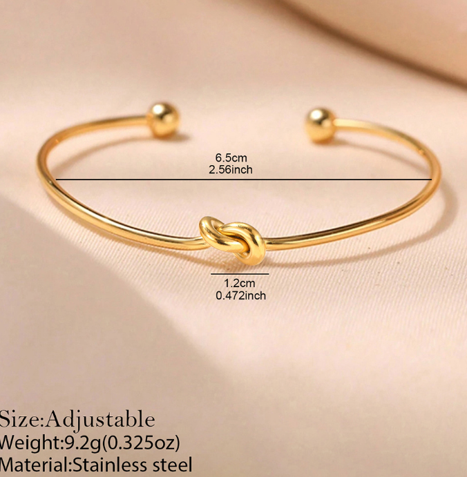 Knot Bangle Bracelet