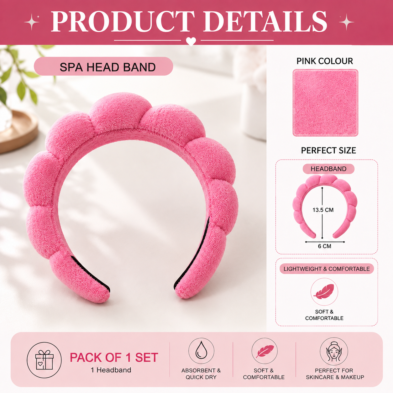 Makeup & Skincare Headband
