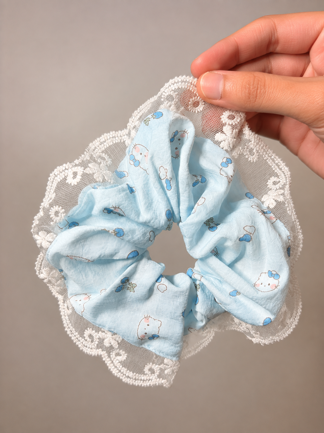 🎀 Pastel Mood Scrunchie
