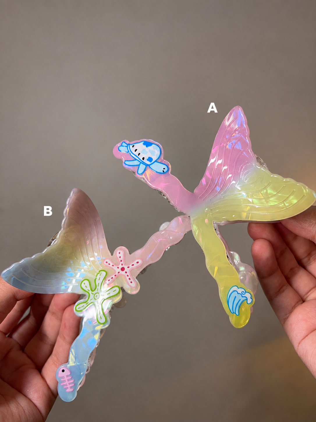 🧜‍♀️ Mystic Mermaid Claw Clip ( EXTRA LARGE )