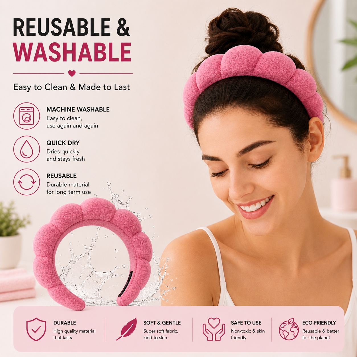 Makeup & Skincare Headband