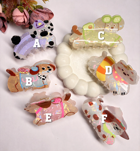 Dogs Claw Clip ( Medium )