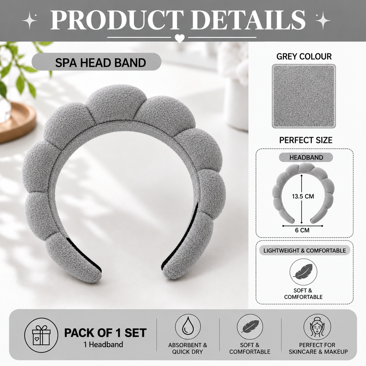 Makeup & Skincare Headband