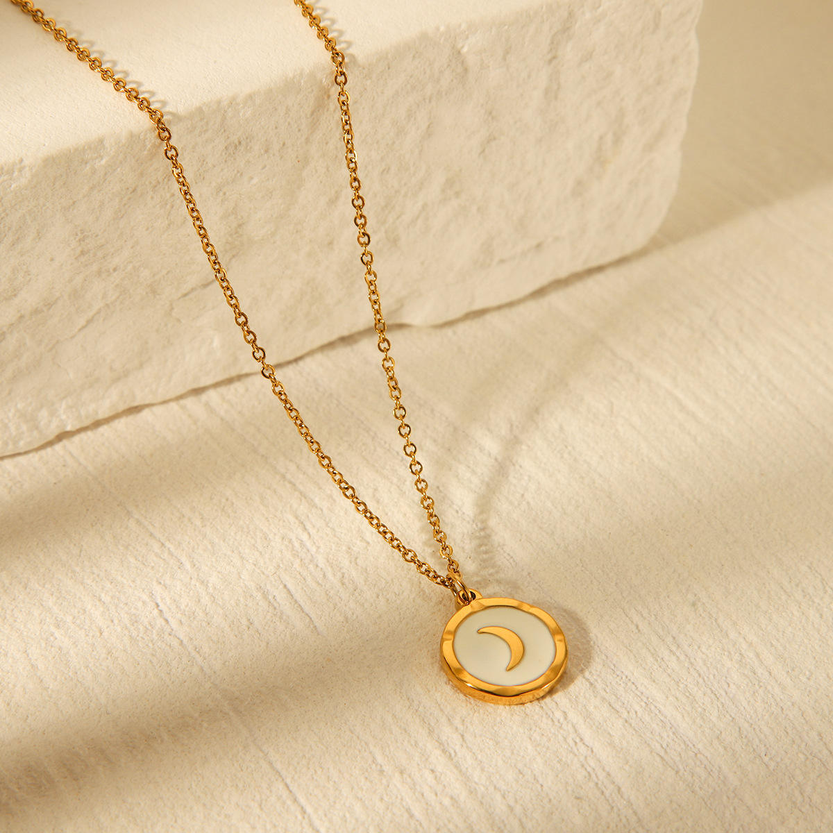 Moon Pendant Necklace