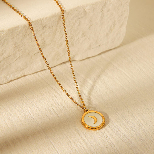 Moon Pendant Necklace