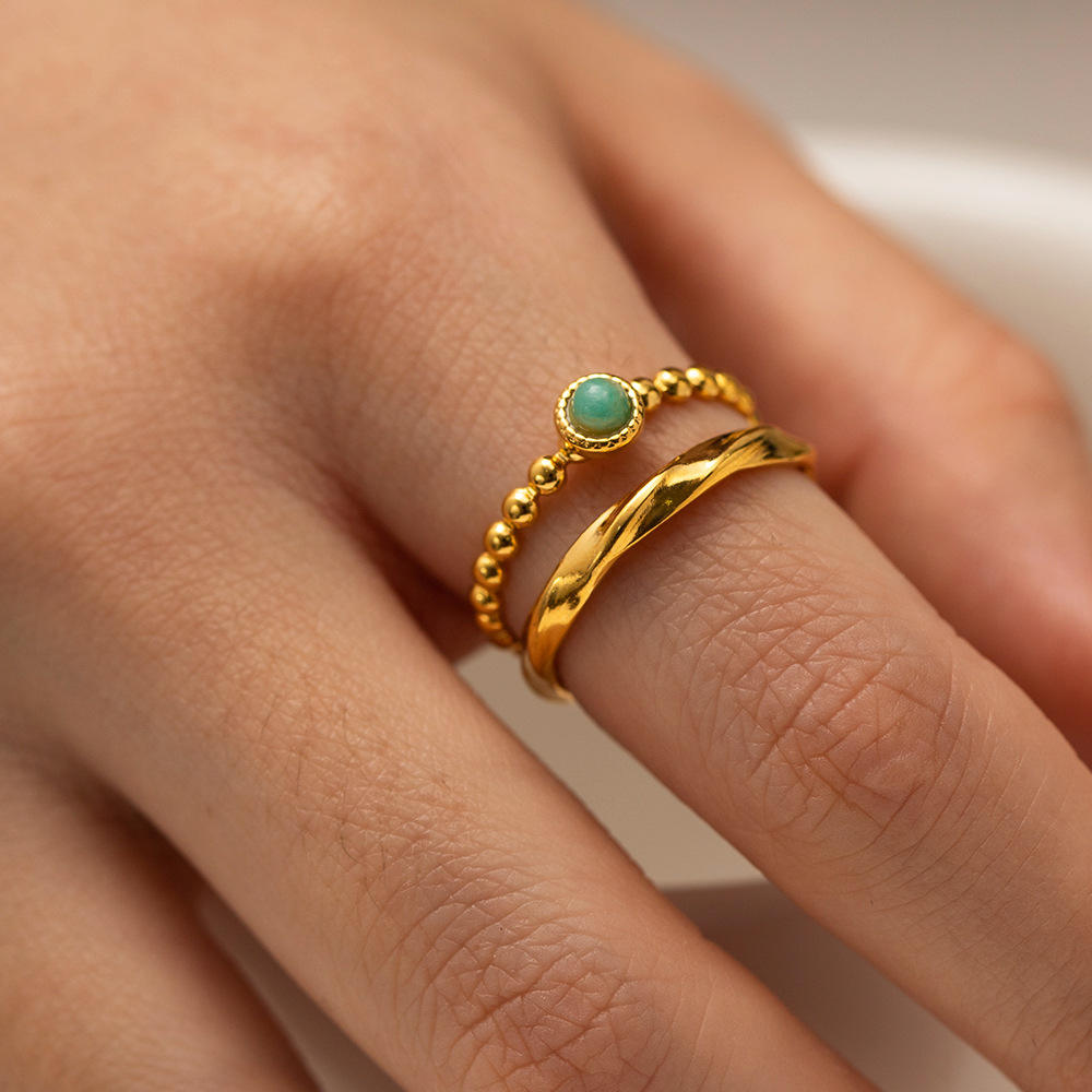 Sleek Double Ring