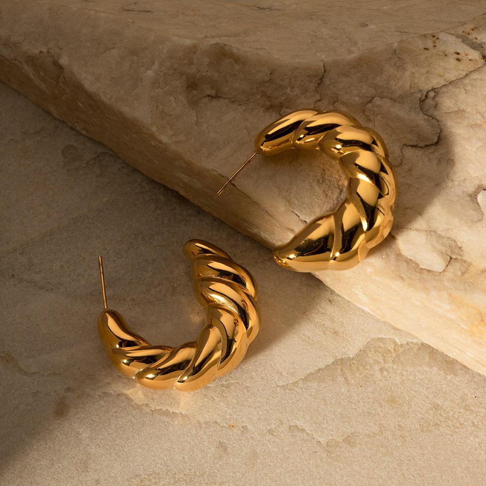Big Croissant Hoops