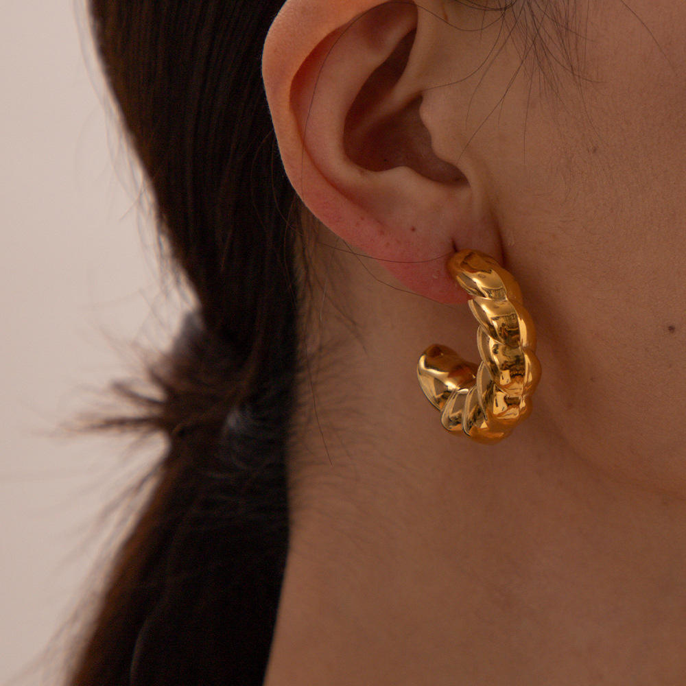 Big Croissant Hoops