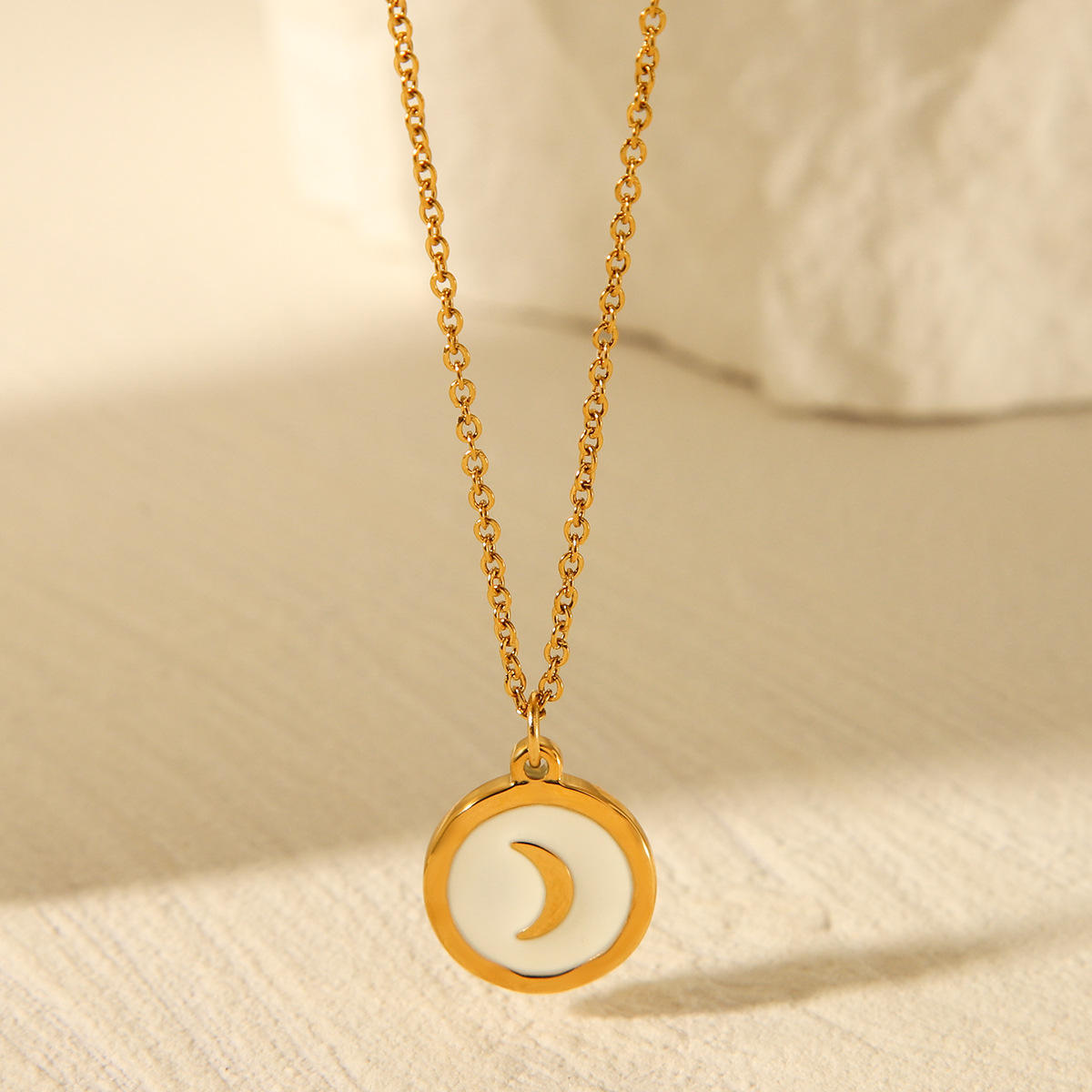 Moon Pendant Necklace