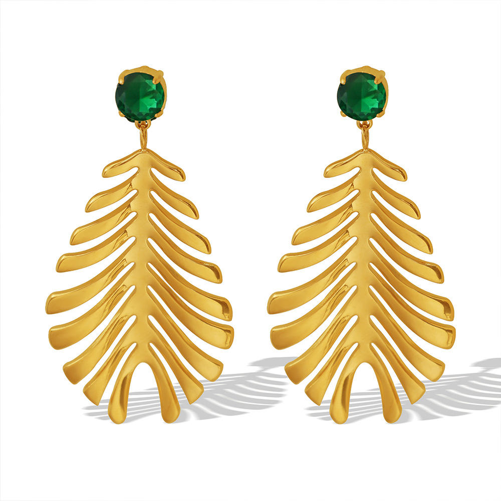 Leaf Drop Earring