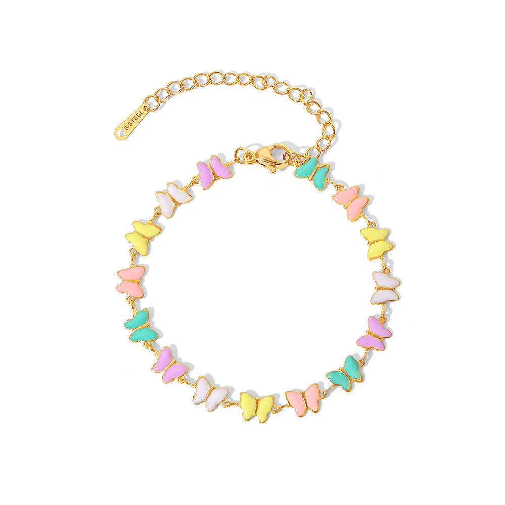 Butterfly Chain Bracelet