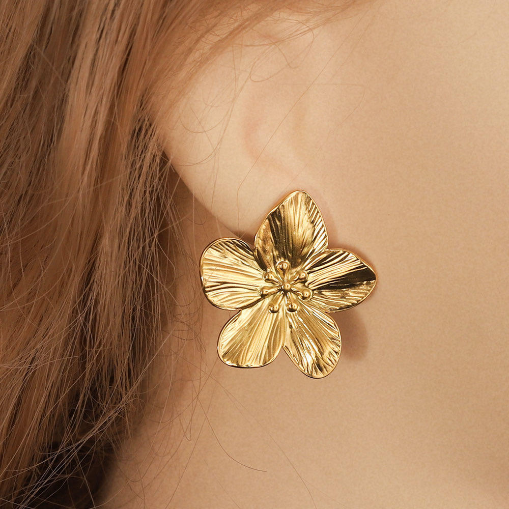 Floral Stud Earring