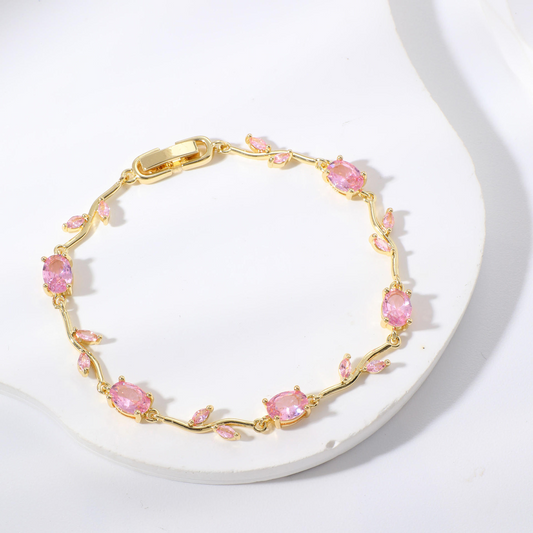 Pink Tulip Bracelet