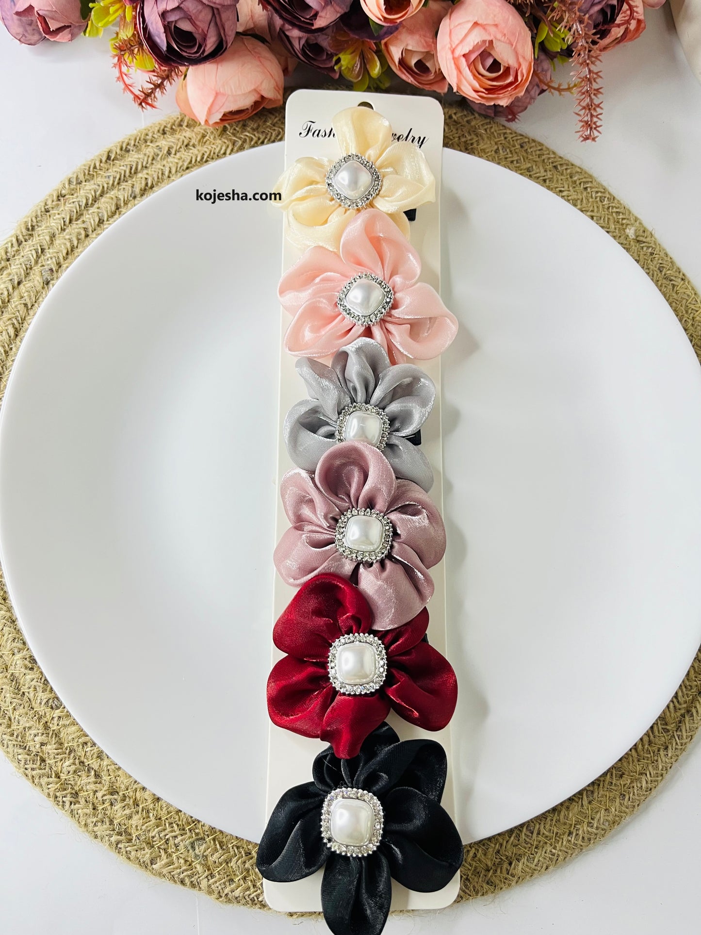 Flower Hair Clips