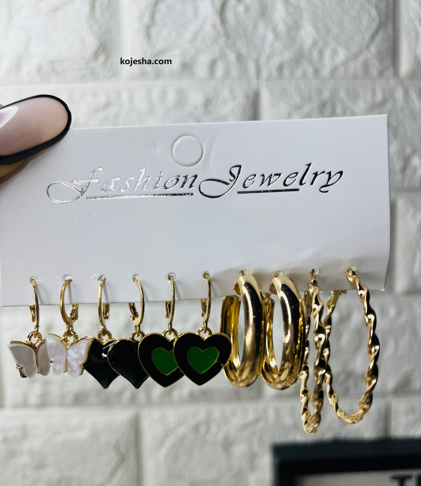 Hoop Earring Card