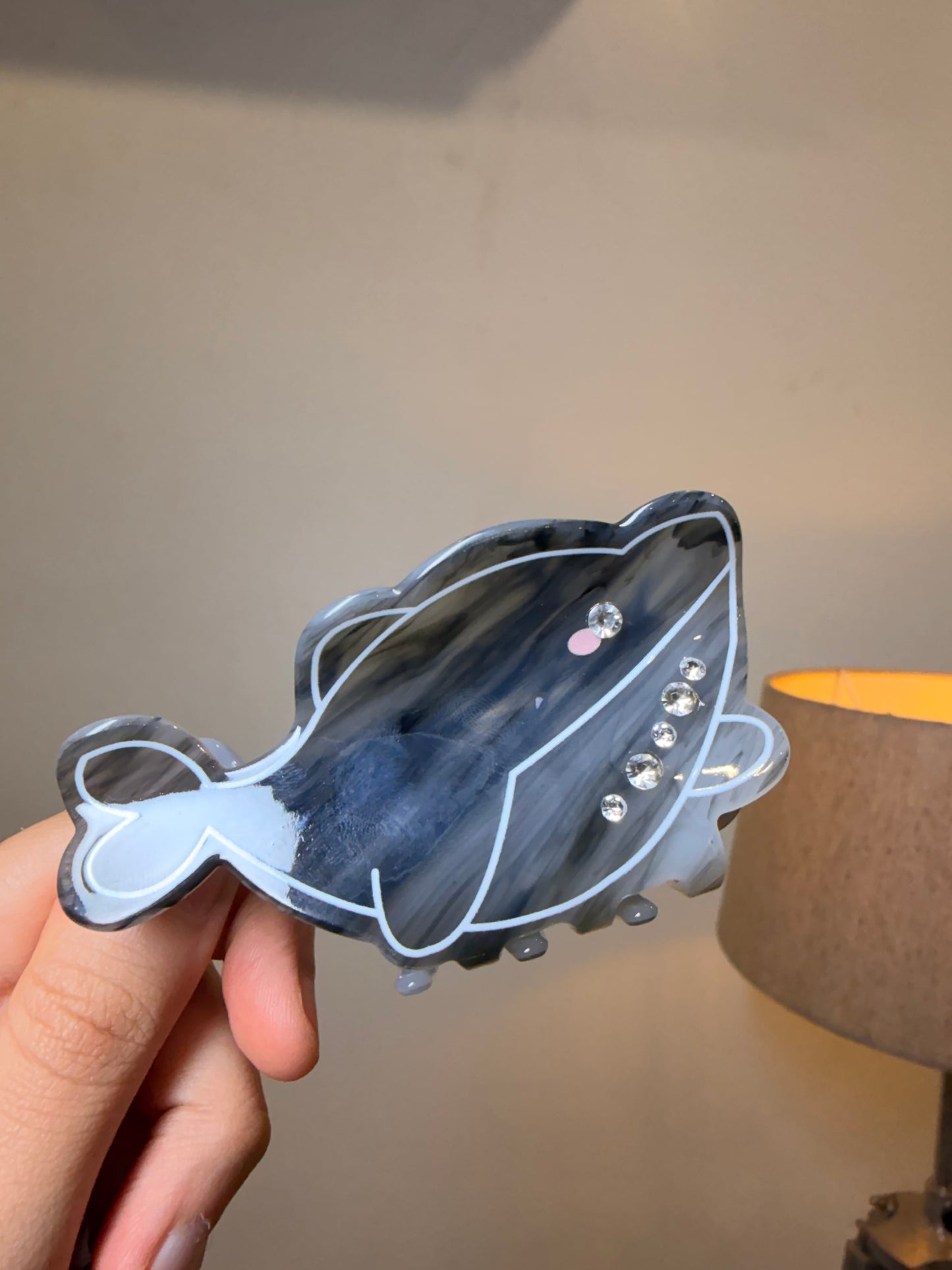 Aqua Fish Claw Clips ( Medium )