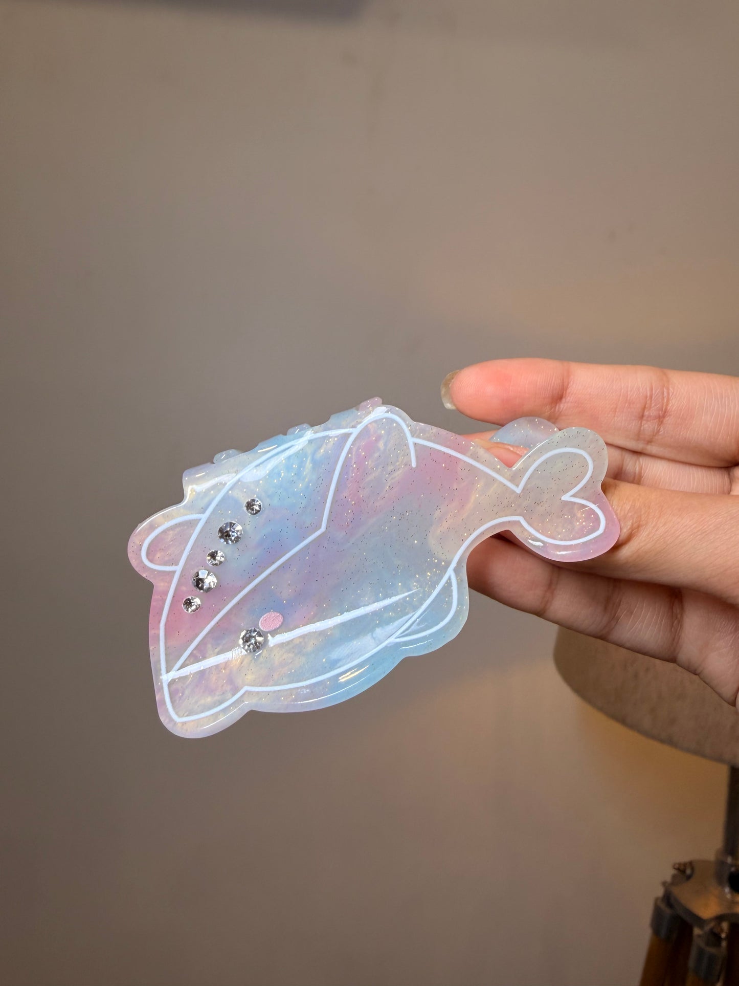 Aqua Fish Claw Clips ( Medium )