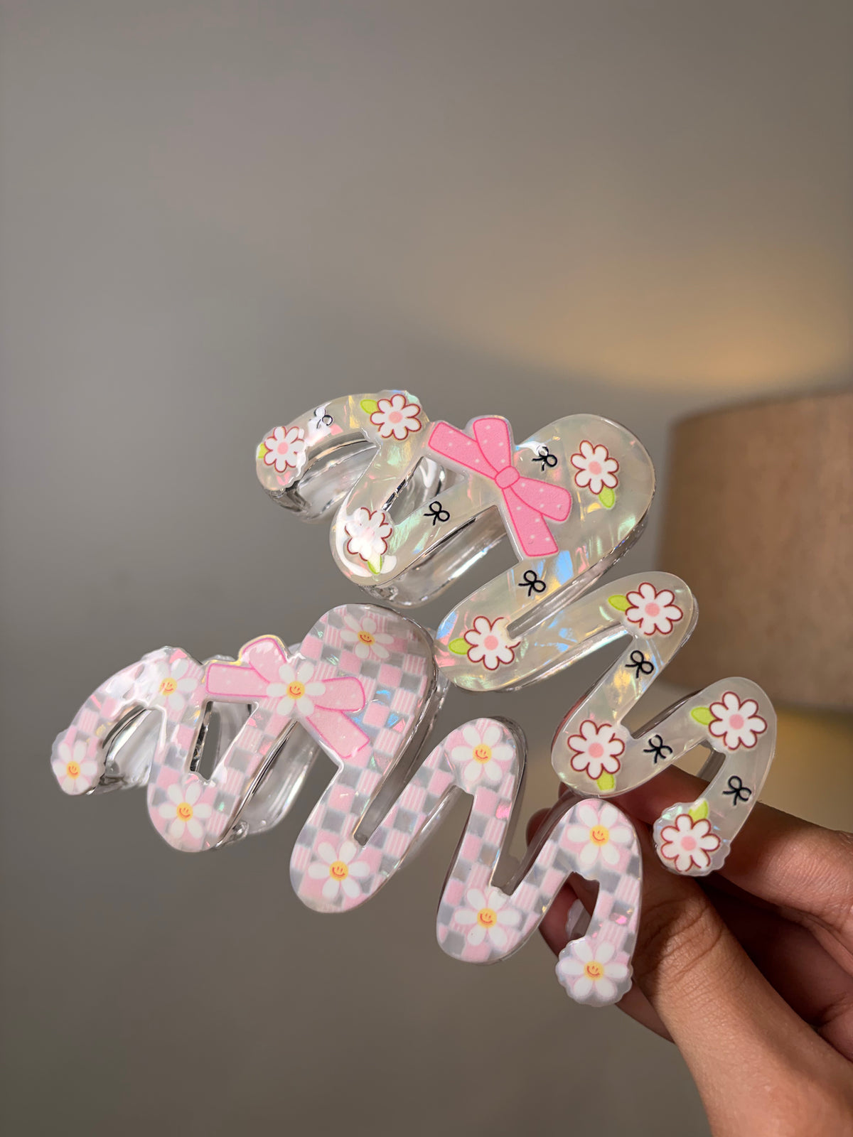 Bow Chic Zig Zag Claw Clip ( Extra Large )