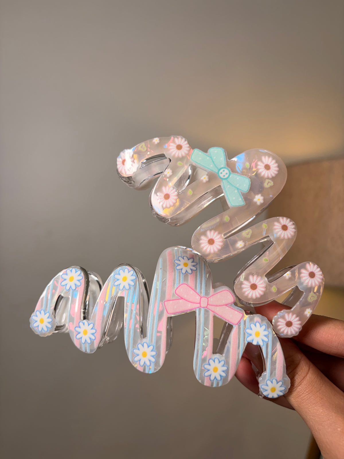 Bow Chic Zig Zag Claw Clip ( Extra Large )
