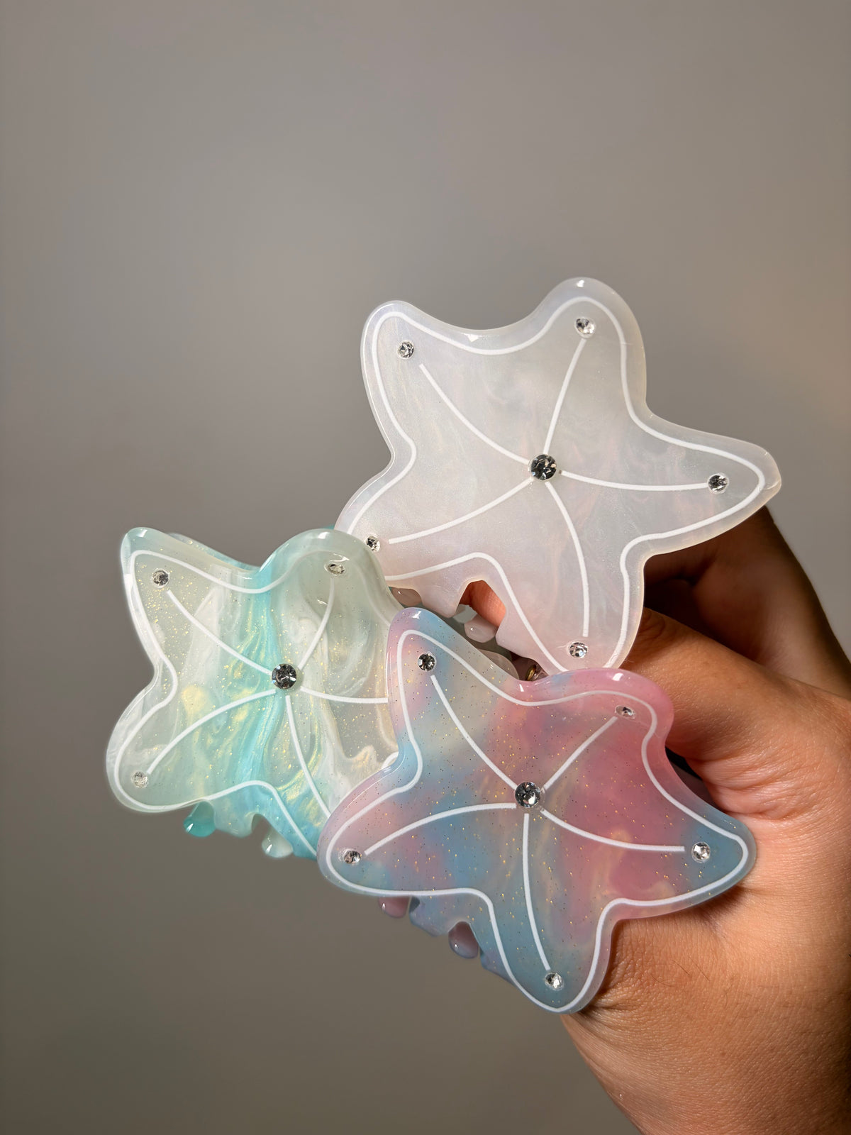 ⭐ Gradient Star Claw Clip ( Medium )