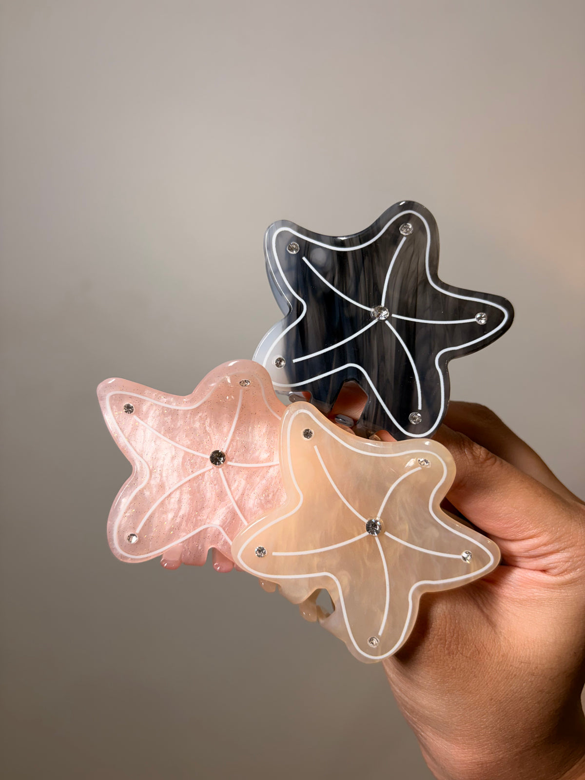 ⭐ Gradient Star Claw Clip ( Medium )