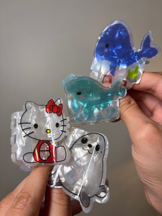 🐾 Wild & Wave Claw Clip ( SMALL )