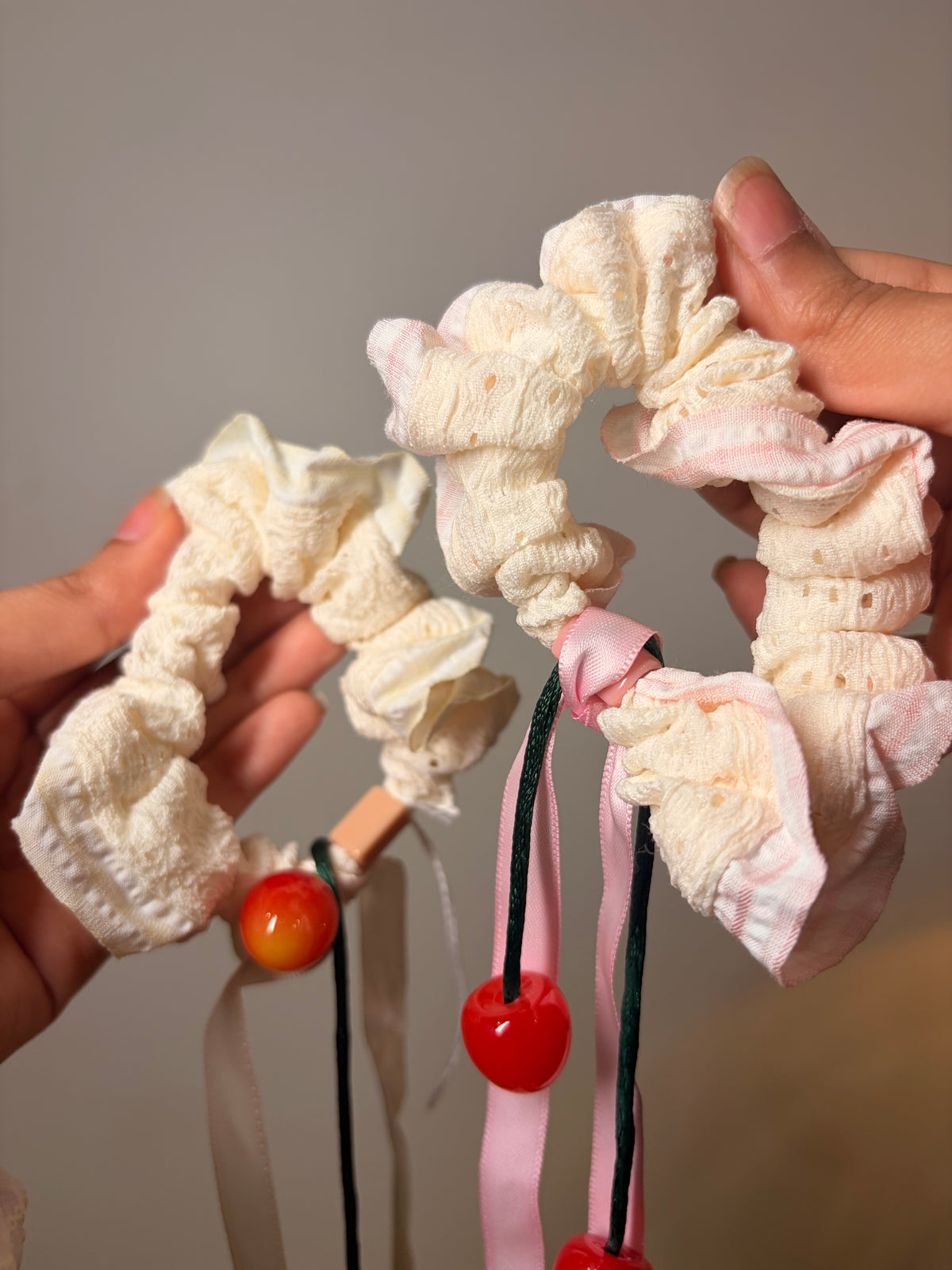 Cherry Mini Scrunchie 🍒