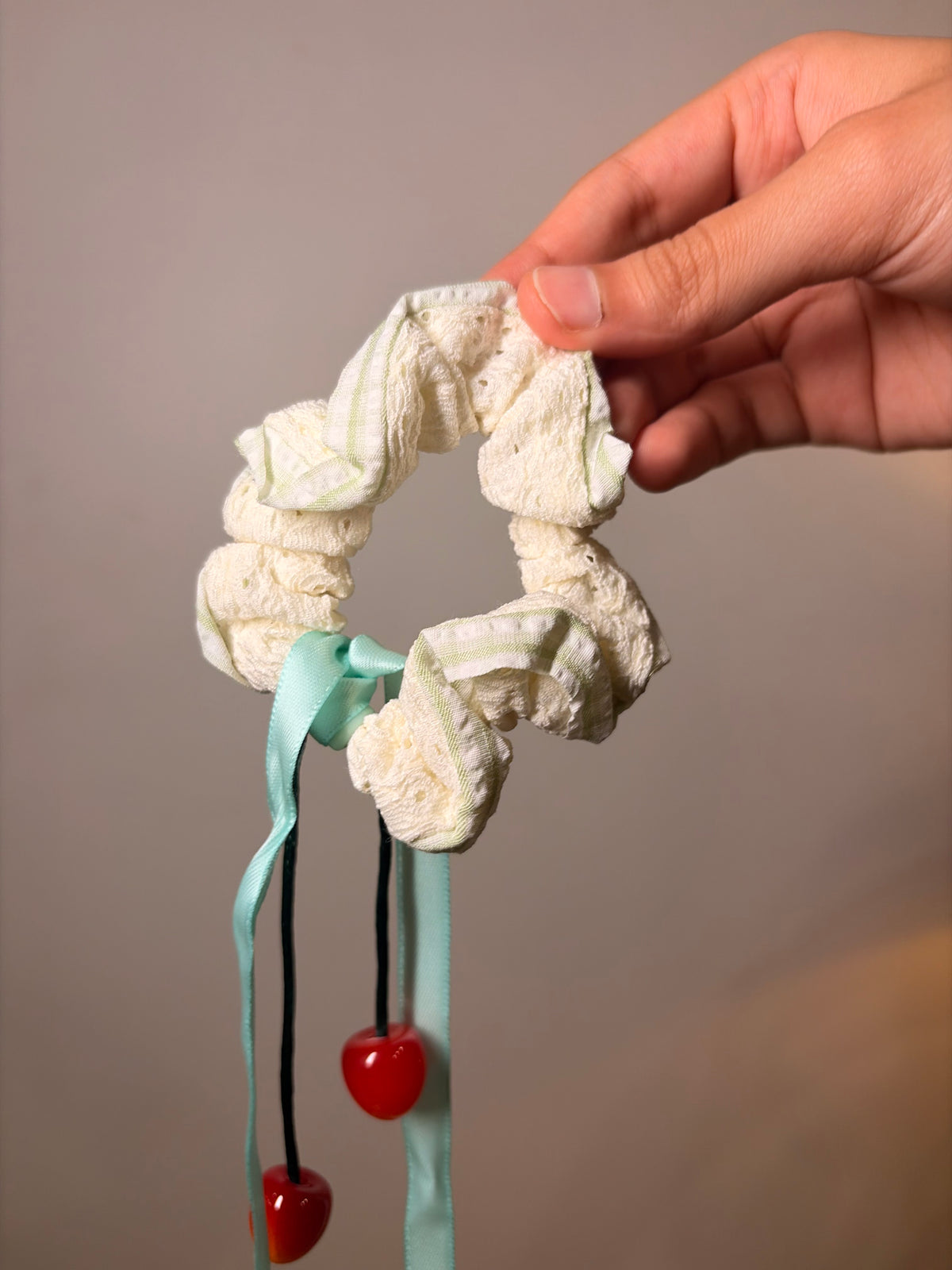 Cherry Mini Scrunchie 🍒