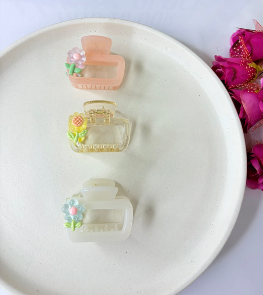 Sunflower Claw Clip ( Small )