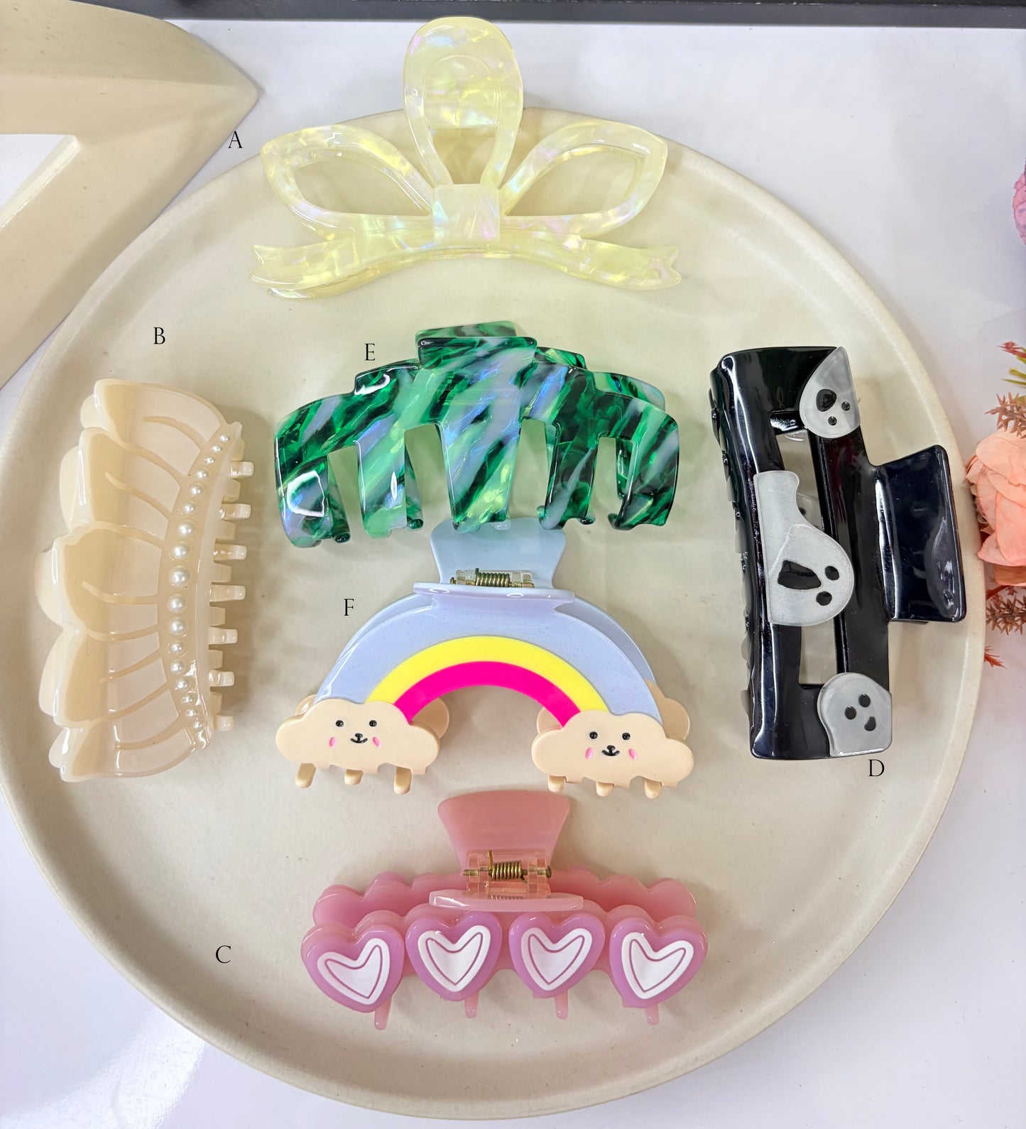 Premium Acrylic Claw Clip ( Large )